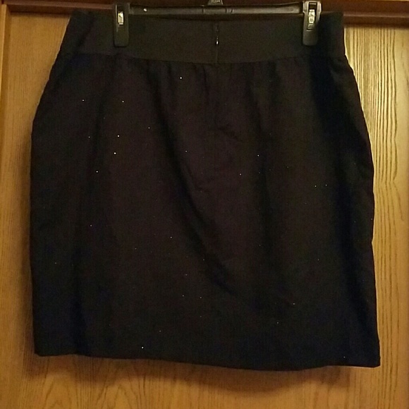 Lane Bryant black beaded skirt - Picture 4 of 6